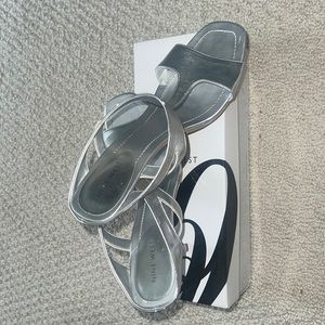 Nine West - silver stilettos